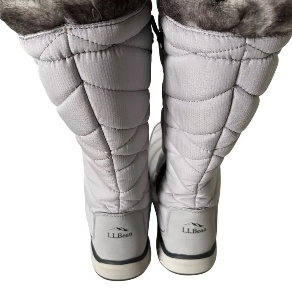NWOT L.L. Bean Women's Gray Winter Boots size 10